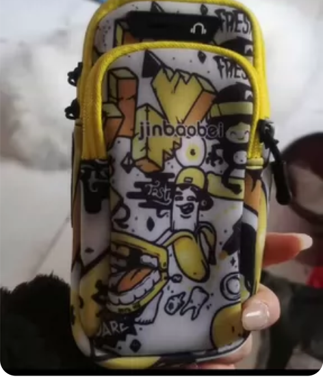 跑步手机臂包臂袋男女薄款手臂包收纳运动臂套...