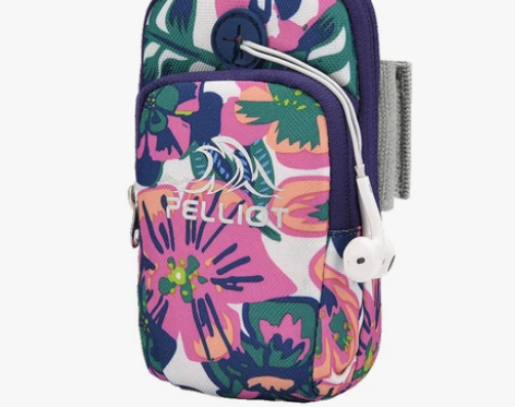 伯希和运动跑步手机臂包男女手腕袋健身装备手...