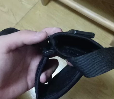 运动包 跑步时候放钱包重要物品,魔术贴和卡...