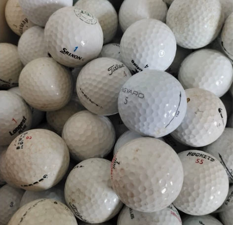 100个99元二手高尔夫球不计品牌不计成色...