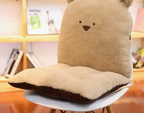 【可换】连体坐垫学生座椅椅垫凳子椅子垫子靠...