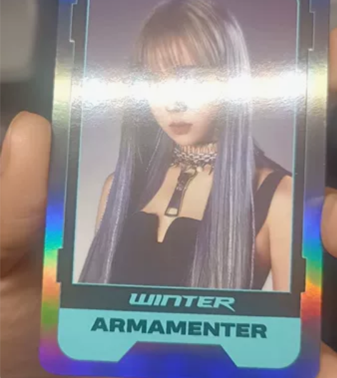 出aespa girls k版角色卡冬 两...