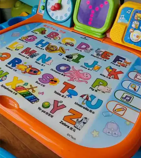 伟易达（VTech）点触学习桌早教多功能学...