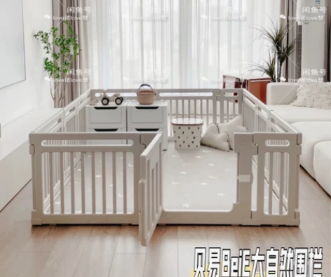 【全新正品包邮】贝易大自然宝宝游戏围栏防护...