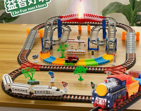 【春节不打烊】儿童小火车玩具轨道车赛车高铁...