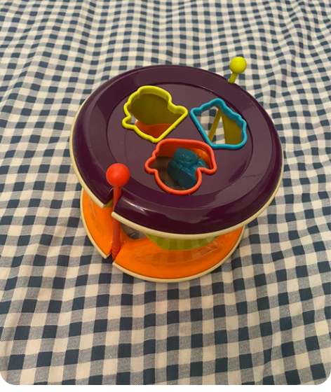 纽奇小鼓多孔认知玩具(上下可拆分)20元(...