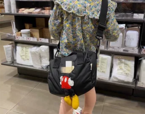 ?ZARA wang童包米奇斜挎米老鼠保龄...