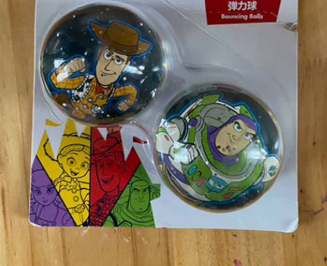 迪士尼全新玩具总动员弹力球，全新就挂板哪里...