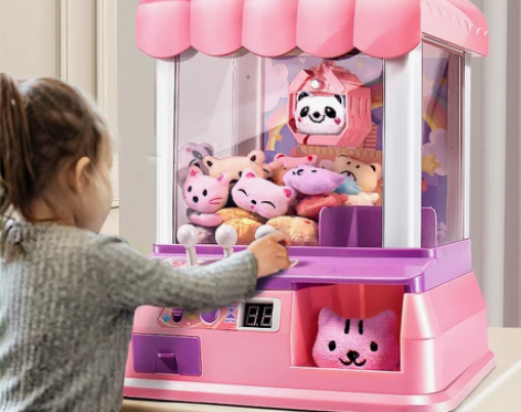 【狂欢价】儿童抓娃娃机小型家用迷你夹公仔女...