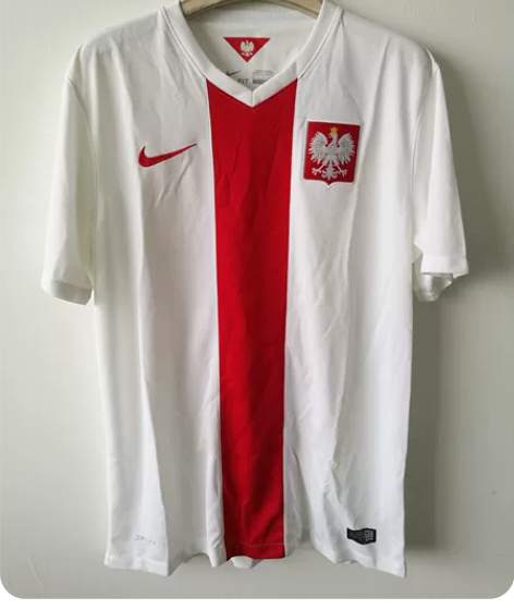 Nike 波兰2014世界杯国家队主场球迷...