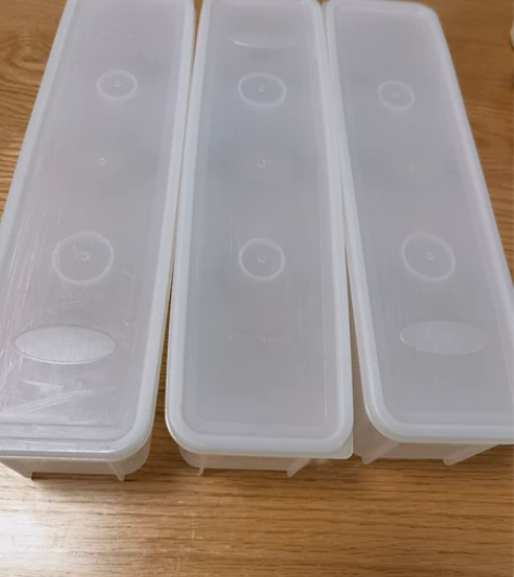 面条收纳盒长方形塑料密封盒，3个5元，不包...