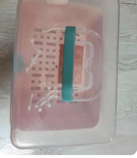 婴儿奶瓶收纳箱沥水晾干架带盖防尘宝宝放奶瓶...