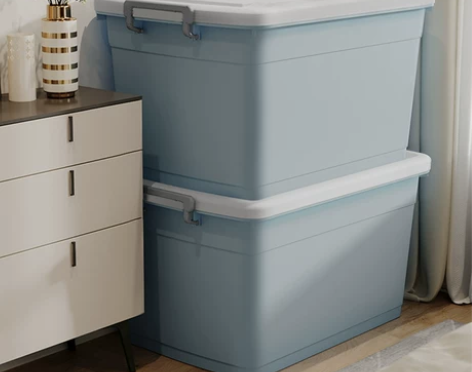 佳帮手加厚特大号收纳箱塑料衣服储物盒衣物大...