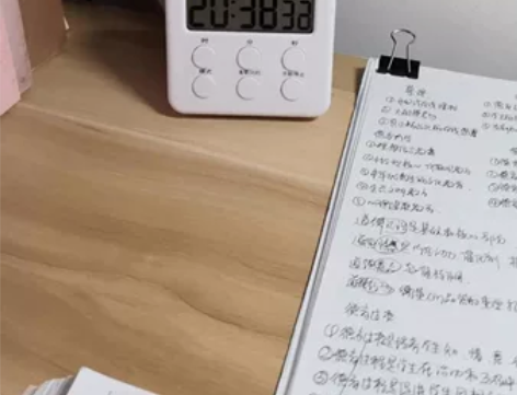 全新 静音小闹钟 无声学生做题计时器 时间...