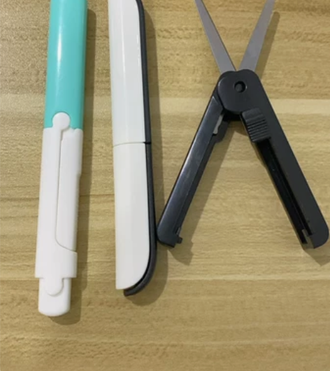 得力全新便携小剪刀儿童剪刀可伸缩省力剪刀 ...