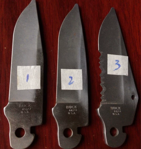 BUCK450。 USA巴克九十年代旧刀拆...