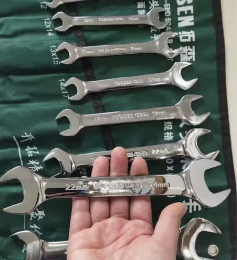 全新正品拓森双头镜面开口扳手10件套低价出...