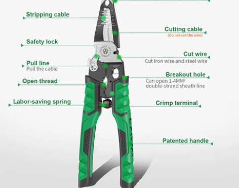 老A9合1多功能钳，电工钳，全新 感兴趣的...