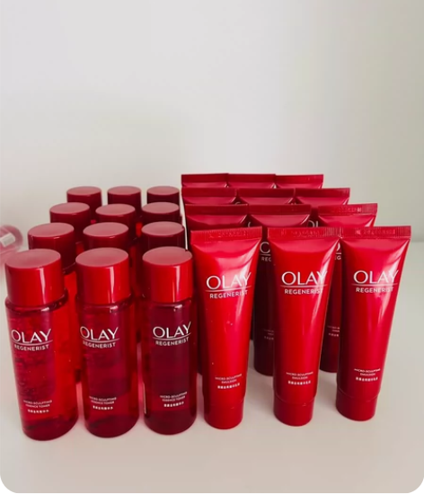 olay全新大红瓶水乳中样套装 olay塑...