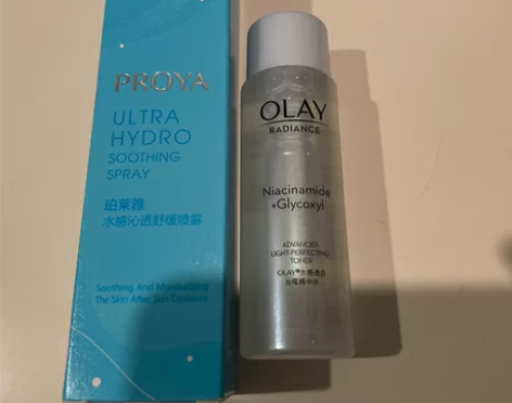 打包出闲置OLAY精华水 和 珀莱雅 舒缓...