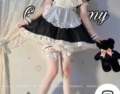 女仆装cos服日常可爱女佣学生白菜洛丽塔二...