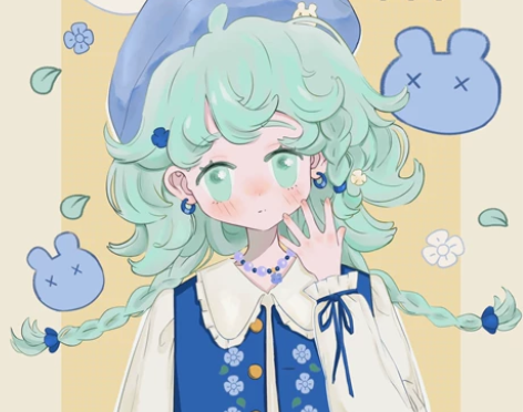 Q版手绘头像定制设计约稿情侣画像卡通人物宠...