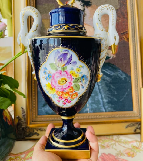 德国狮牌Dresden德累斯顿部门钴蓝开窗...