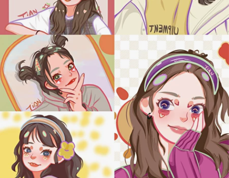 鸭风头像（真人照片转手绘头像)，喜欢这种风...