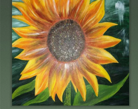 纯手绘丙烯画  装饰画 桌面画 桌面装饰画...