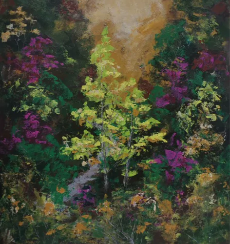 帮朋友代卖的艺术家原创风景手绘作品，作品都...