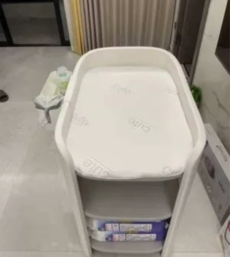 尿布台洗浴婴儿护理床宝宝按摩抚触台洗澡收纳...