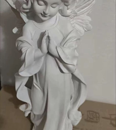 北欧创意人物天使雕塑摆设家居客厅书柜装饰工...
