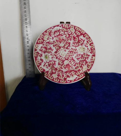 60年代“百花不落地”彩盘，完整。 感兴趣...