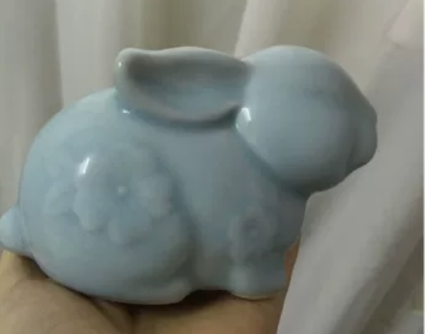 龙泉青瓷十二生肖兔摆件 装饰品 人类非物质...