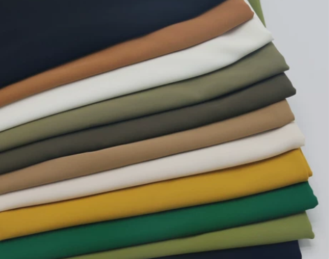 春夏款抗皱消光网纹垂感好单层不透连衣裙面料...