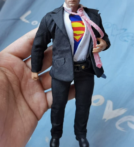 vtoys 超人 西装 布衣 1/12 d...