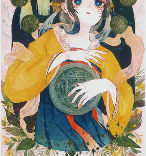 线稿画特辑2（夹了一张上色插画和它的线稿嘿...