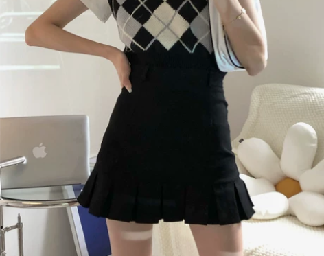 鱼尾裙半身裙女大码胖mm高腰a字裙包臀短裙...