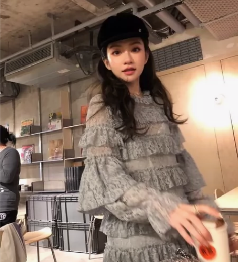 THE HANDLE茉莉人鱼蕾丝裙 蛋糕长...