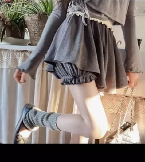 DOLL原创【芭蕾少女】花苞裙裤女2023...