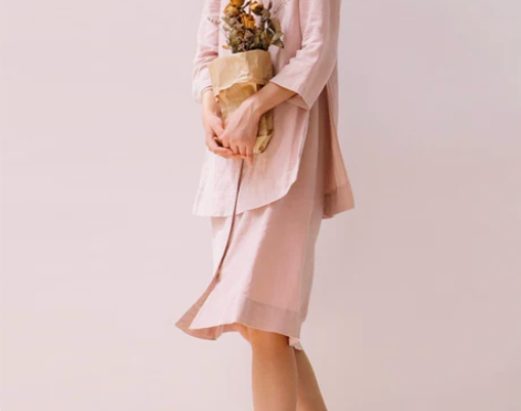 蒽墨2021麻粘自制文艺复古中国风宽松修身...