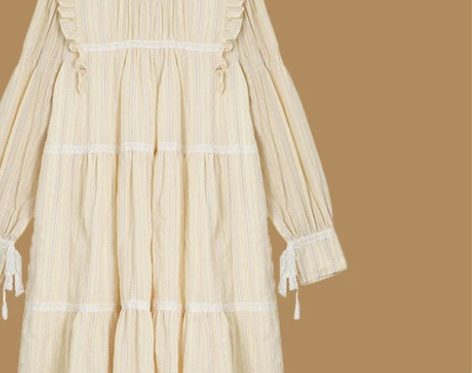 Weightless 失重\田园风连衣裙温...