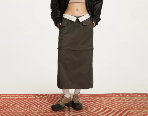 Ariseism 复古纸袋裙bella同款...