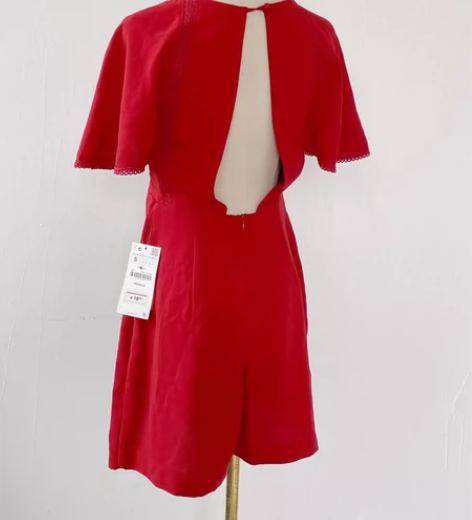 No.83: 全新zara露背连体裤短裤，...