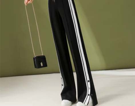 阔腿裤女夏季薄款加长高个子2023新款运动...