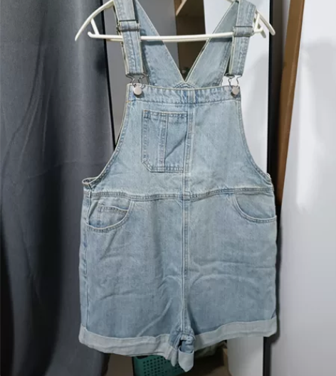 酸奶的衣橱家的长短版背带裤系列~超时髦的宽...