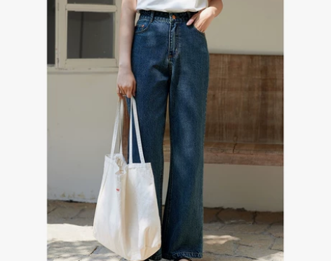 「MISAZ」推荐！两米腿长微喇叭显瘦牛仔...