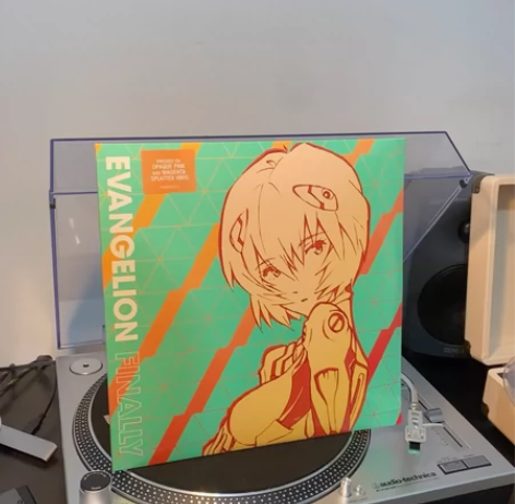 EVA 新世纪福音战士 黑胶唱片 粉胶 感...