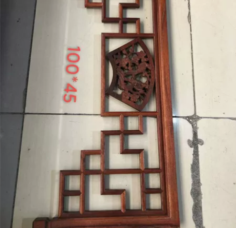 东阳木雕实木榫卯工艺，材料菠萝格，未上漆木...