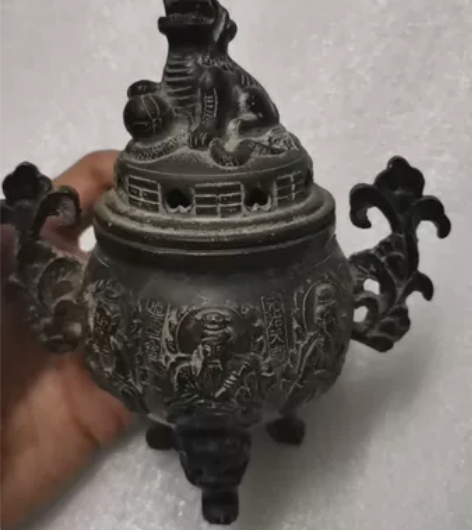 铜香炉香薰炉 如图，看好了再拍售后不退不议...